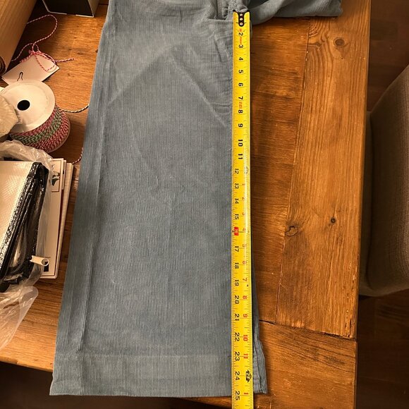 Jesse Kamm corduroy sailor pants in blue ~ size 8, pre-owned! - Picture 5 of 8